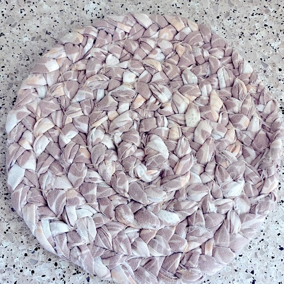 Vintage “Primitive” Braided Round Trivets Set of 3 - Picture 2 of 15